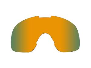 Biltwell Overland 2.0 Replacement Lens - Lime Mirror Brown - Biltwell Helmets