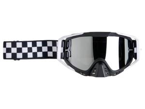 Biltwell Ridgeline Goggles - Black & White Checkers - Biltwell Helmets