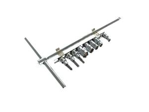 Sliding T-Driver with 5 Sockets, 2 Hex Bits & Phillips Screwdriver Bit - Cruz Tools