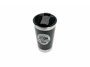 20oz Double Walled Stainless Steel Beer Cup or Coffee Cup - Black - Rollies Speed Shop