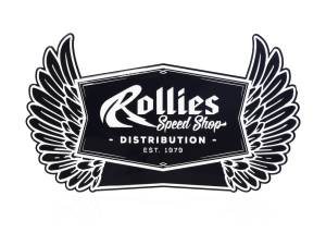Rollies Pressed Tin Sign - Rollies Speed Shop