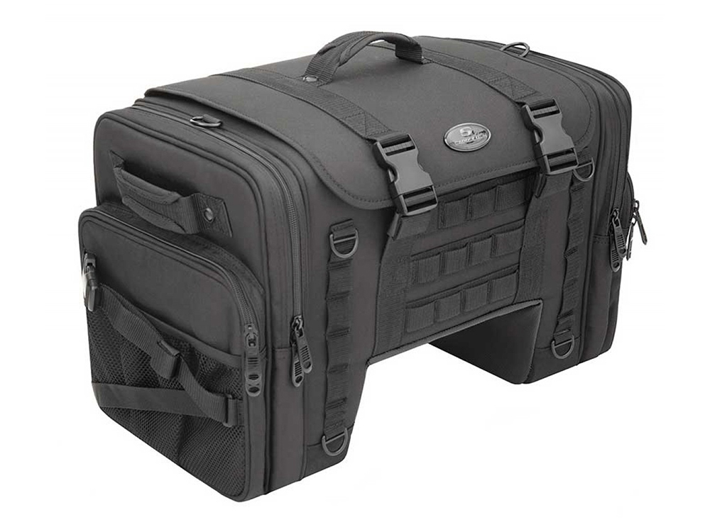 TS3200DE Tactical Deluxe Cruiser Tail Bag - Saddlemen Seats