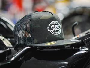S&S Trucker Hat - Black Camo - S&S